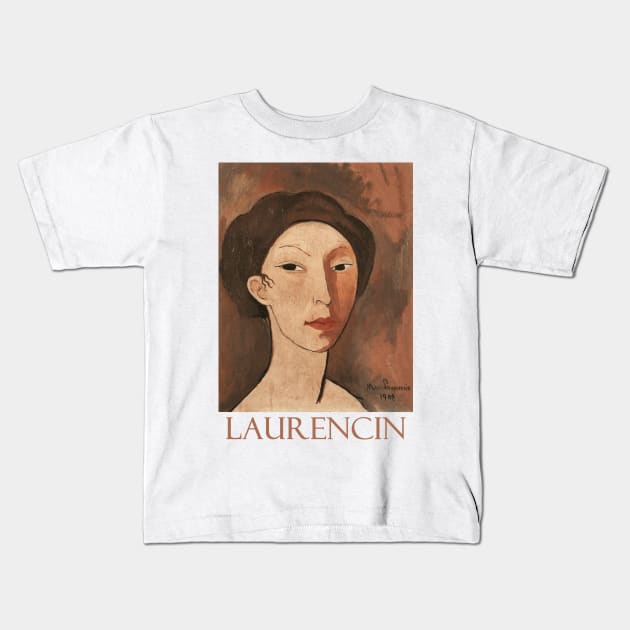 Self Portrait (1908) by Marie Laurencin Kids T-Shirt by Naves